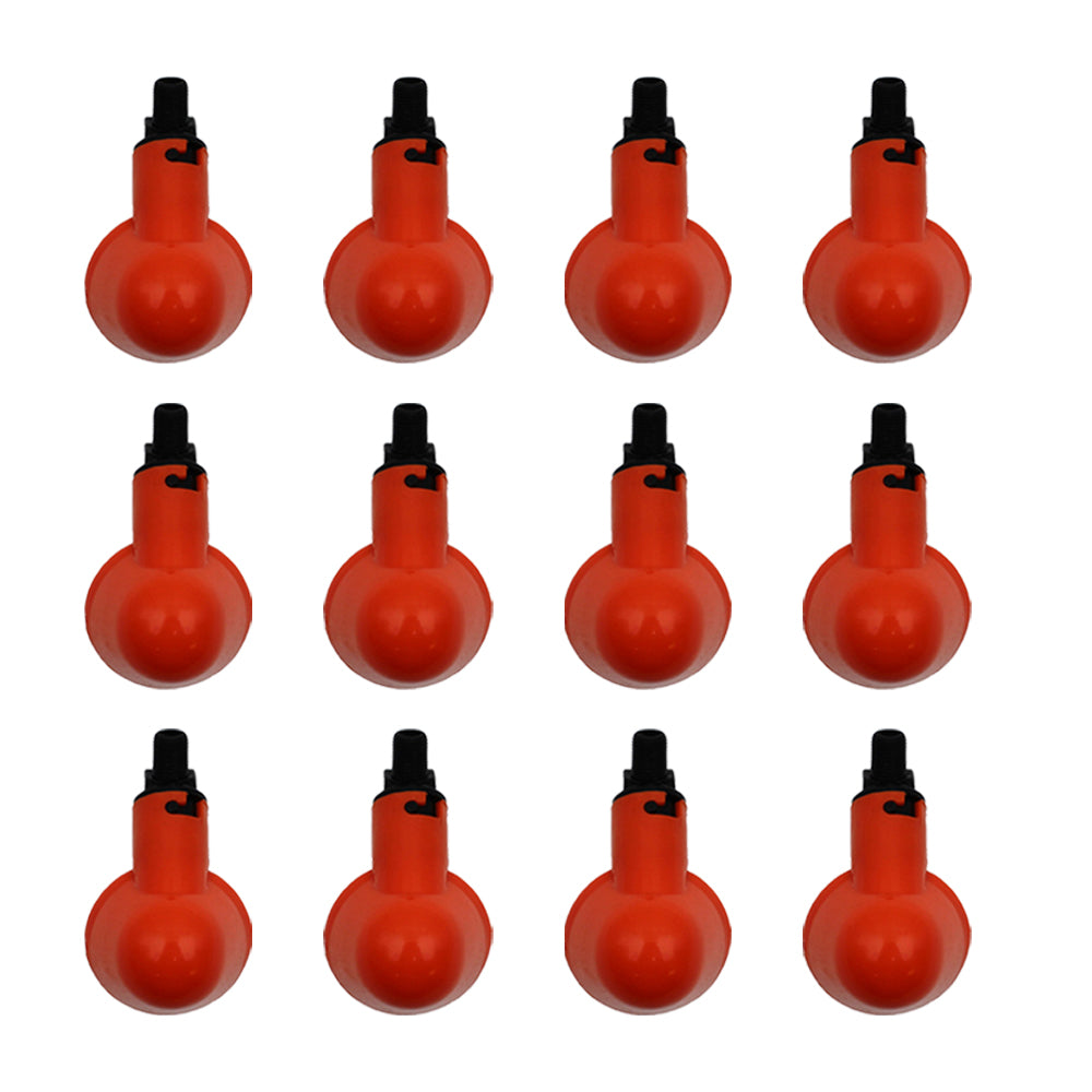 12 Pack Automatic Waterer Drinker Cups Chicken Coop Poultry Chook Bird Water