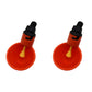 2 Automatic Waterer Drinker Cups Chicken Coop Poultry Chook Bird Turkey Drink