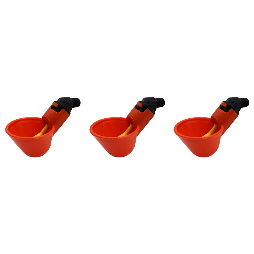 AUTOWTRDRNKRCUP Qty 3: Automatic Water Drinker Cup Fits Universal Products