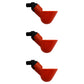 3 Automatic Waterer Drinker Cups Chicken Coop Poultry Chook Bird Turkey Drink