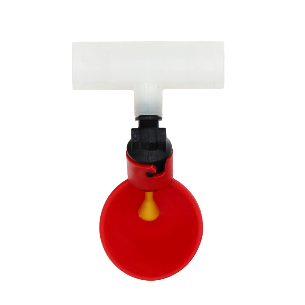 One (1) Automatic Waterer Drinker Cup and Clear Fitting Chicken Water Poultry