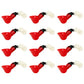 Twelve (12) Automatic Waterer Drinker Cups Clear Plastic Tee Chicken Poultry