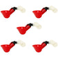 Five (5) Automatic Waterer Drinker Cups and Clear Plastic Fitting