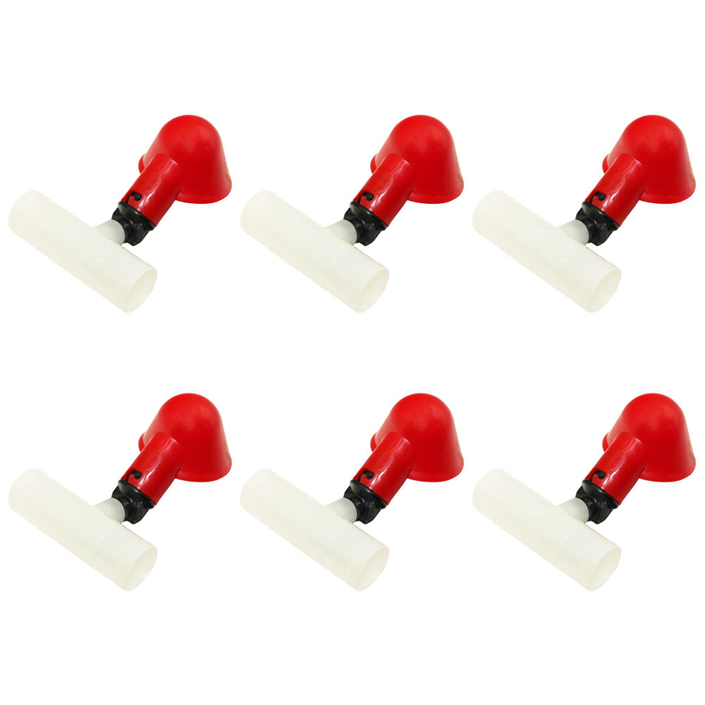 Six (6) Chicken Water Drinking Cups and Pipe Fitting Poultry Automatic Drinker