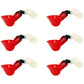 (6) AUTOMATIC WATERER DRINKER CUPS & 1/2" PVC TEE FITTING CHICKEN WATER POULTRY