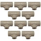10 PVC 1/2" Tee Fittings for Hen/Poultry Drinker Waterer Cups & Nipples