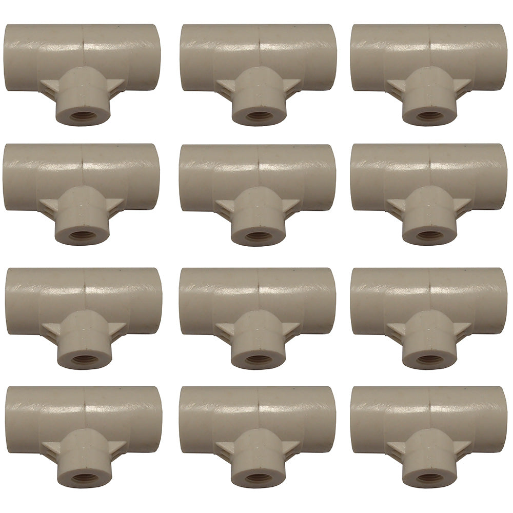 12 New 1/2" PVC Fitting for Heavy Duty Poultry Drinker Cups OR Nipples Bracket