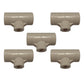 (5) PVC 1/2" Tee Fittings for Hen/Poultry Drinker Waterer Cups & Nipples
