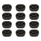 12 PCS Universal Car Pickup Exhaust Mount Repair Hanger Bracket Black Rubber Kit