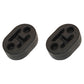 Qty 2: Rubber Exhaust Insulator Fits Universal Products Replaces 100400