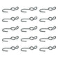 SJ Hooks 15 Piece Set Steel Construction for Rope Shock Cord Bungee Cord TRRSJ