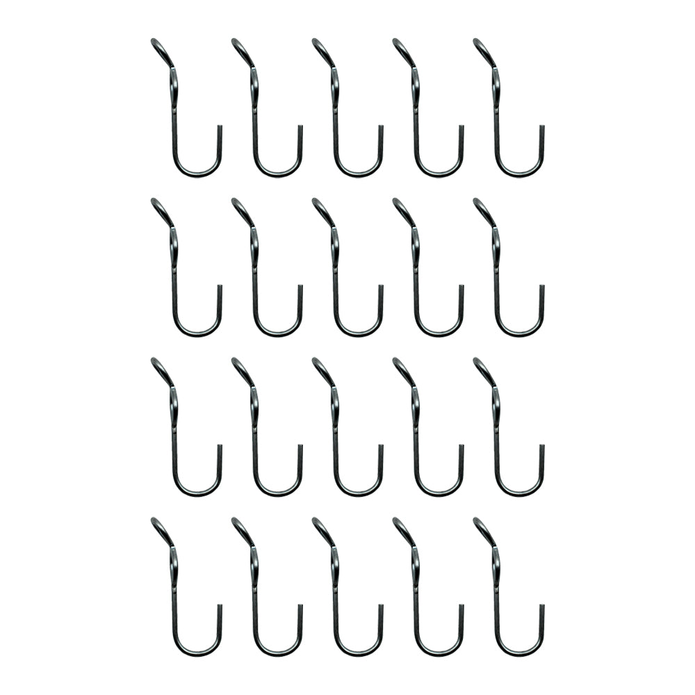 20 SJ Hooks for Rubber Rope Shock Cord Bungee Cord Tarp Strap Tie Down Hook