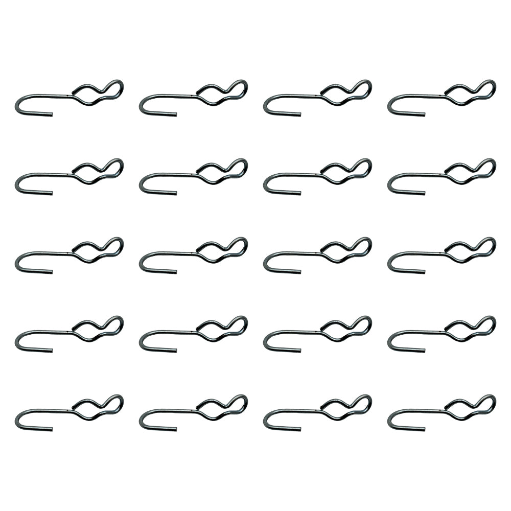 20 SJ Hooks for Rubber Rope Shock Cord Bungee Cord Tarp Strap Tie Down Hook