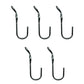 S J Hooks 5 Piece Set Steel Construction for Rope Shock Cord Bungee Cord