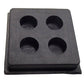 One (1) 2" x 2" x 3/4" Anti Vibration Heavy Duty All Rubber Isolation Pad
