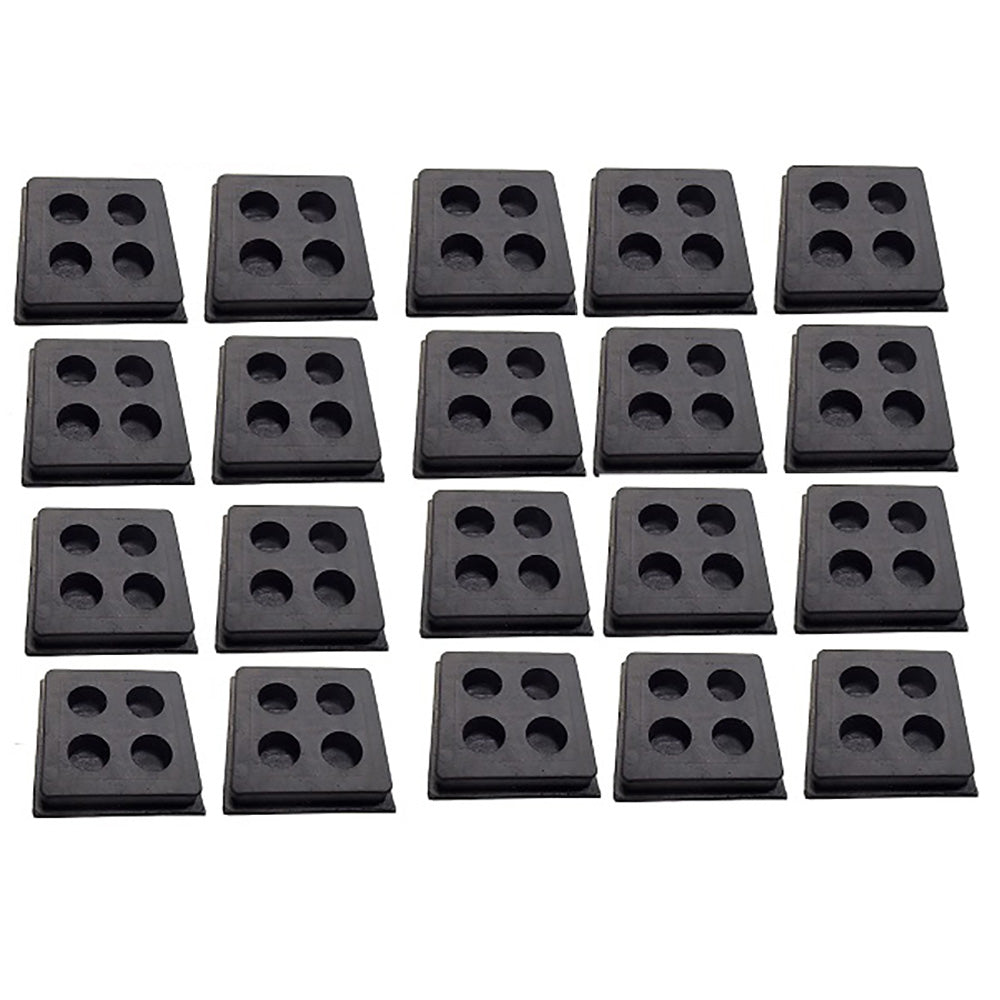 BLACKPAD2X2X3/4 Qty 20: Anti-Vibration Pad (2x2x3/4)
 Fits Universal Products