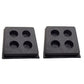 Set of (2) 2" x 2" x 3/4" Anti Vibration Heavy Duty All Rubber Isolation Pads