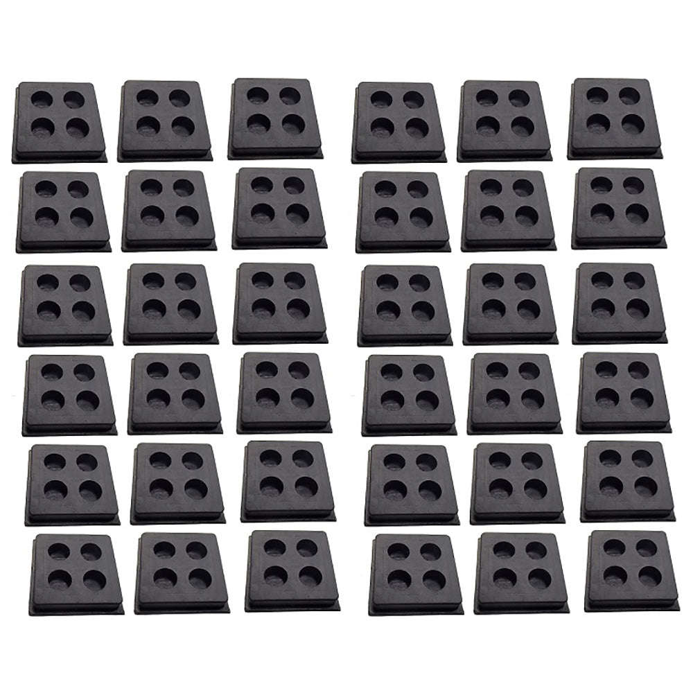 BLACKPAD2X2X3/4 Qty 36: Anti-Vibration Pad (2x2x3/4)
 Fits Universal Products