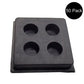 Set of (50) 2" x 2" x 3/4" Anti Vibration Heavy Duty All Rubber Isolation Pads