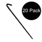 (20) Heavy Duty 10" Steel Pegs/Stakes for Tent Garden Premium Tree Balloon Tarp