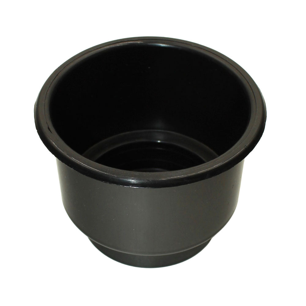 Single Black Plastic Cup Holder Large Size Jumbo Truck RV Boat Car Inserts