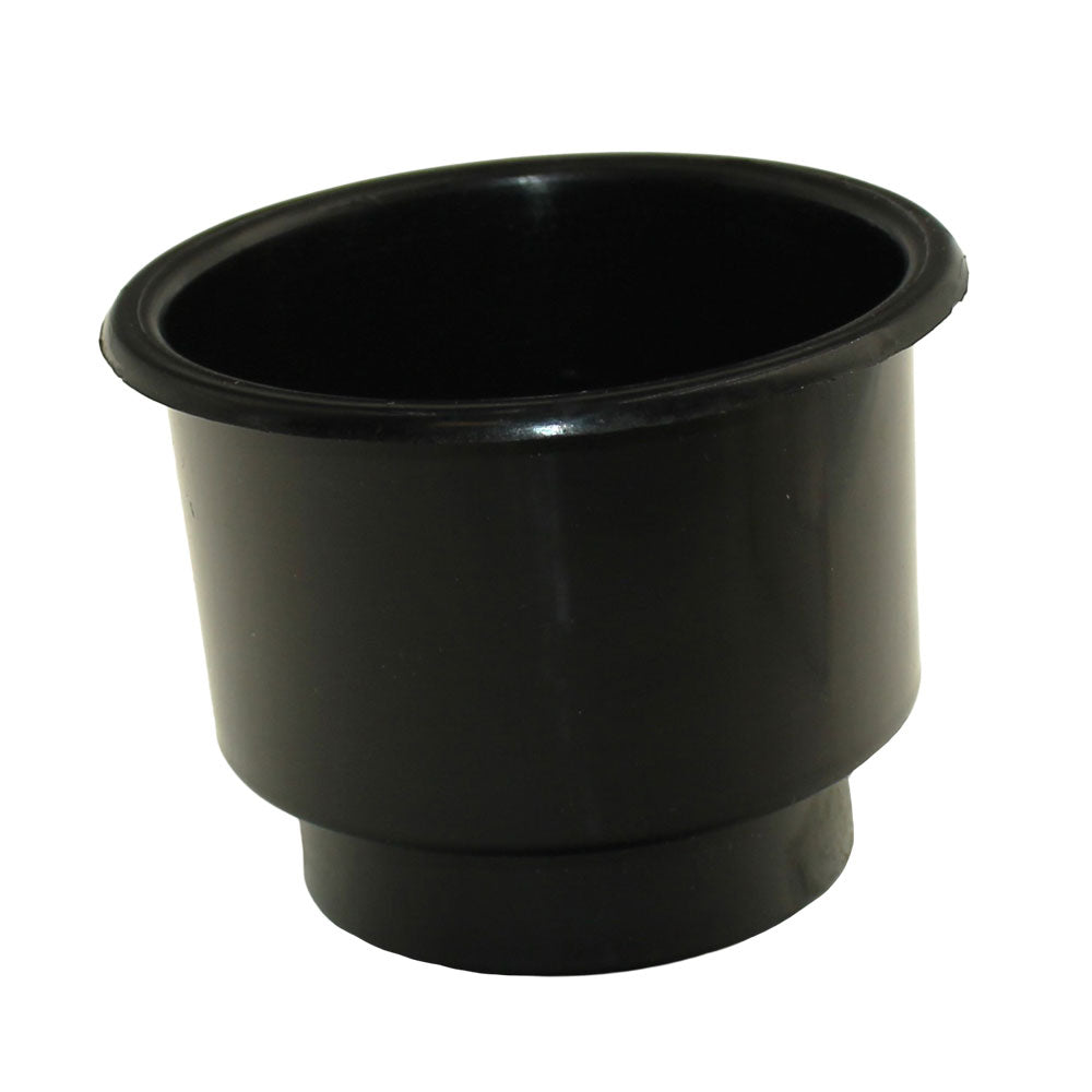 Single Black Plastic Cup Holder Large Size Jumbo Truck RV Boat Car Inserts