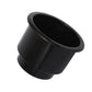Single Black Plastic Cup Holder Boat RV Car Truck Drain Hole