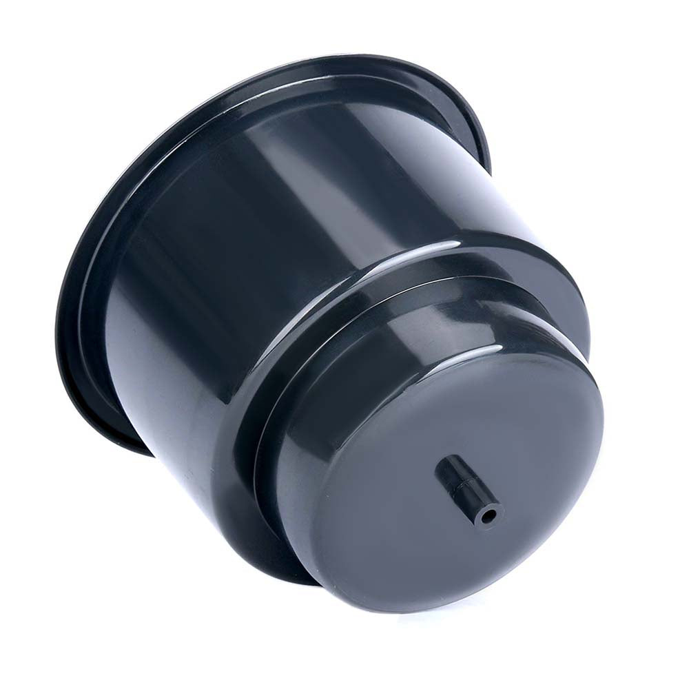 Single Black Plastic Cup Holder Boat RV Car Truck Drain Hole