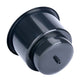 Black Plastic 2 Tiered Cup Holder w/ Place to Drill Drain Hole for Boats Pontoon