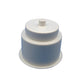 Plastic Two-Tiered (White) Cup-Holder w/ a Drain Hole For Boats RVs Campers Pool