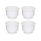 4PCS White Plastic Cup Drink Can Holder Universal for Car Truck Boat Marine RV