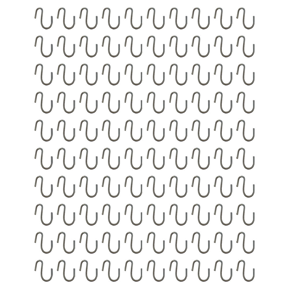 100pc Aftermarket S Hooks Store Display Sign Banner Hook Hanging Basket Fixtures