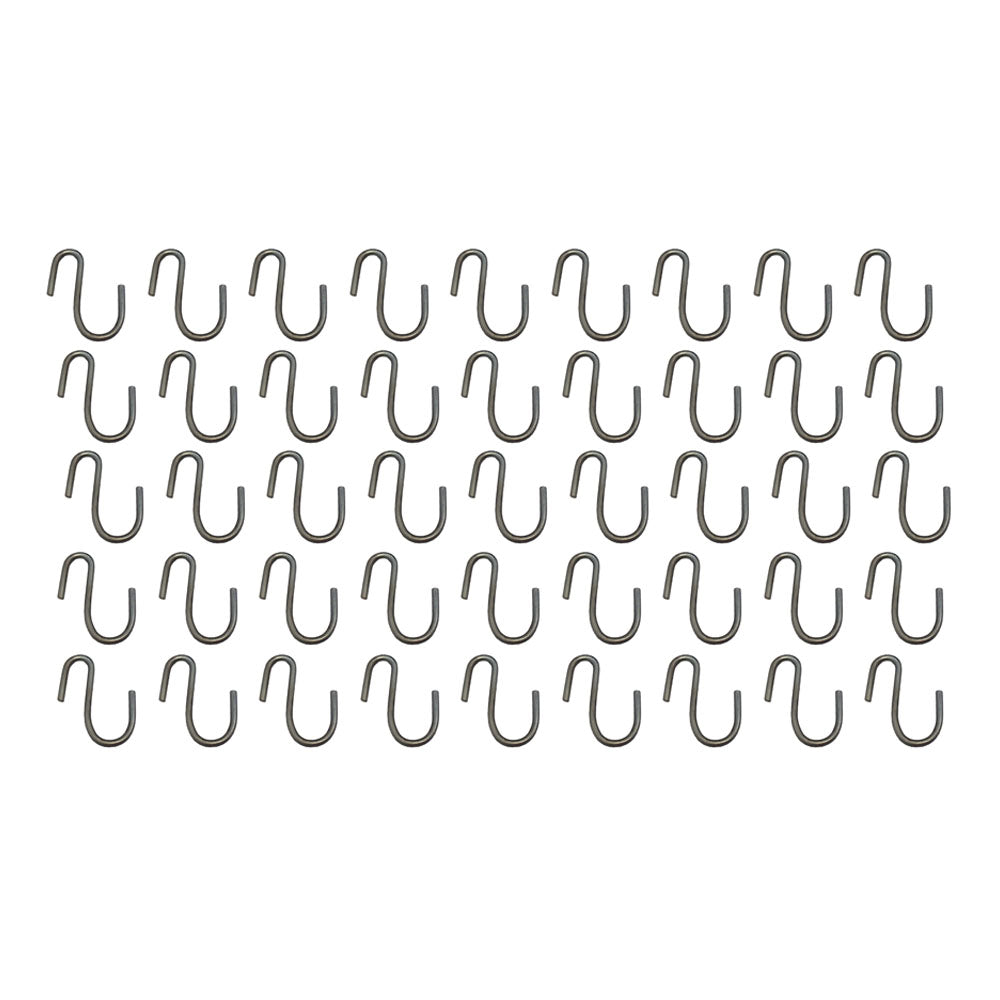 50 New Aftermarket Replacement S Hooks 3/16" Diameter Great for Tarps Straps