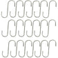 (18) 5" Steel S-Hooks For Various Household and Yard & Garden Applications