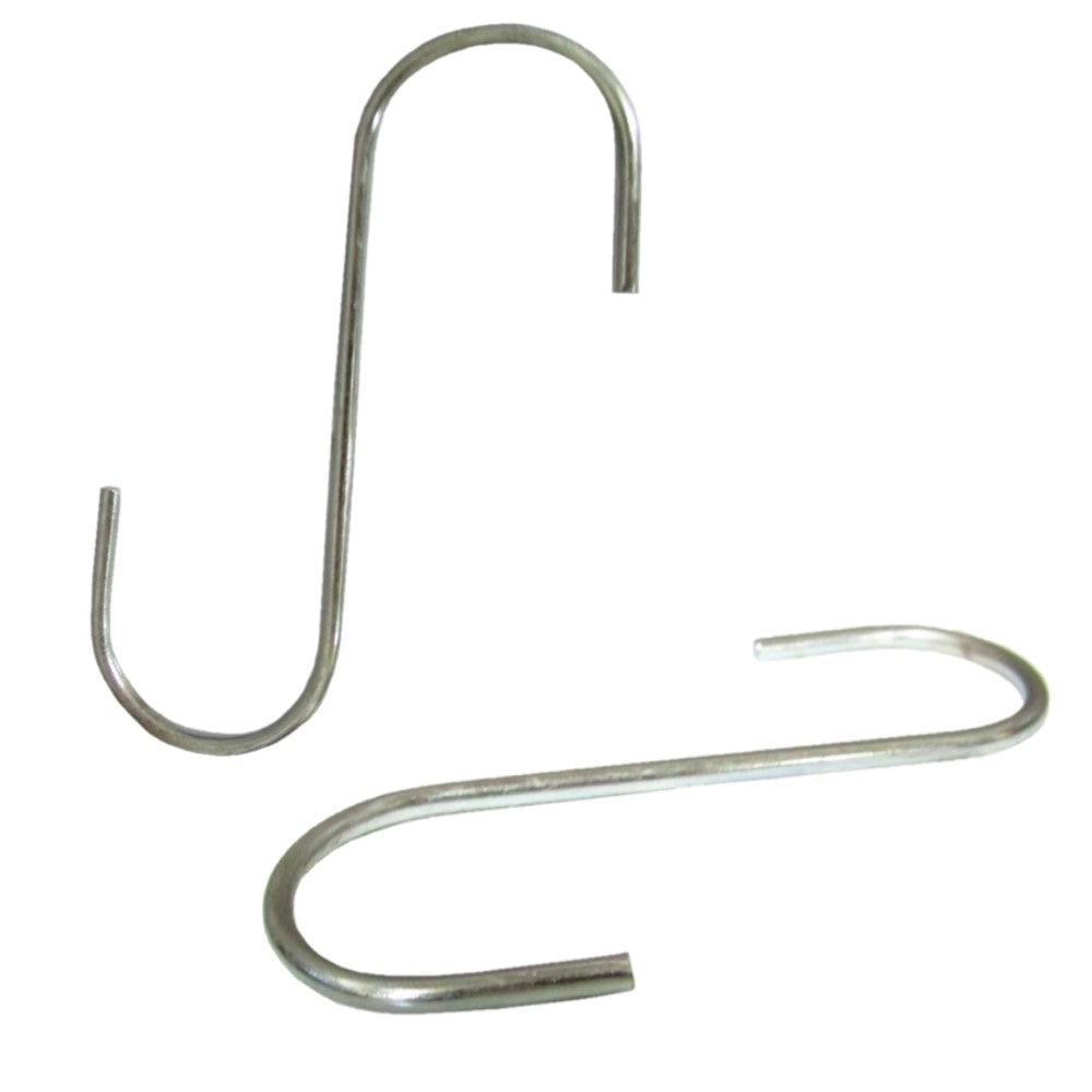 Fifty (50) New 5" Steel S-Hooks For Multiple Household and Yard & Garden Applications