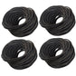 4 Rolls Rubber Rope 3/8" Solid Tarp Tie Strap Bungee Flatbed Truck Trailer 600'