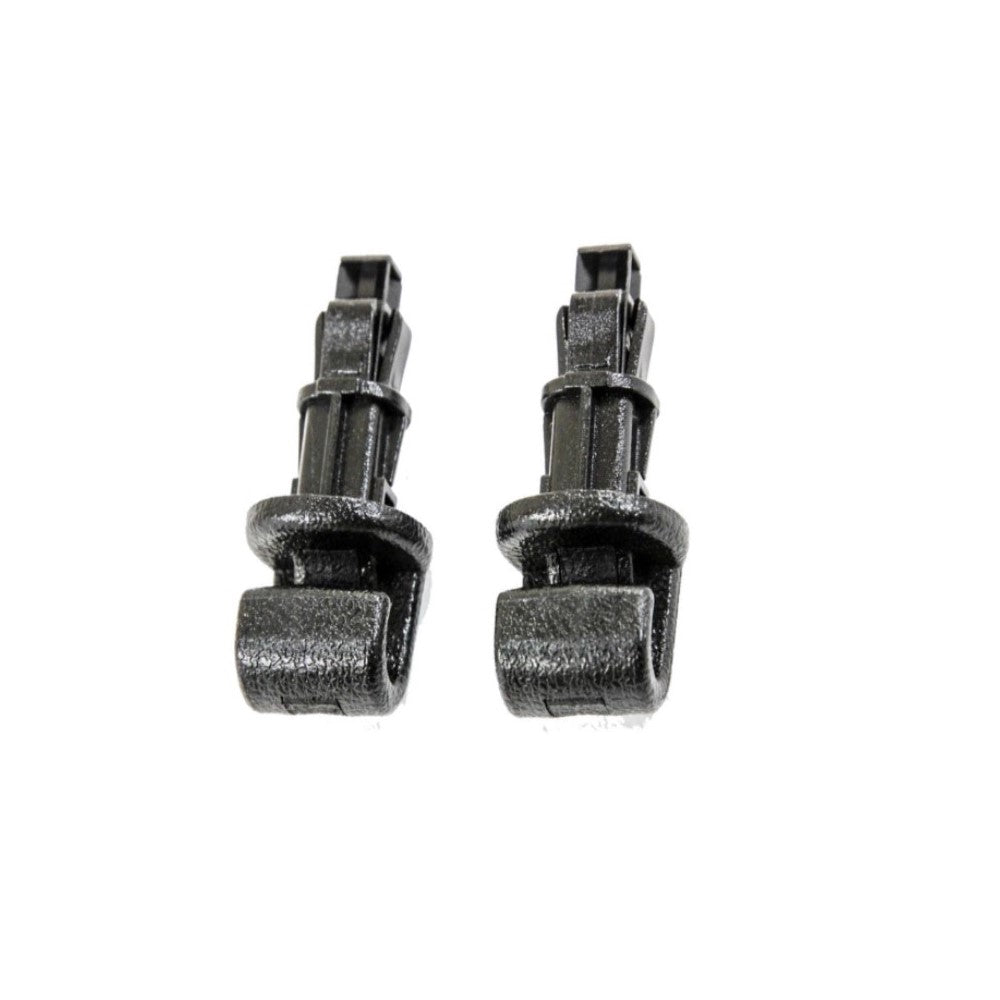 Sun Shade Hook Clip Kit (2) Fits Honda Odyssey 2005-2010 Sliding Door Black Pair