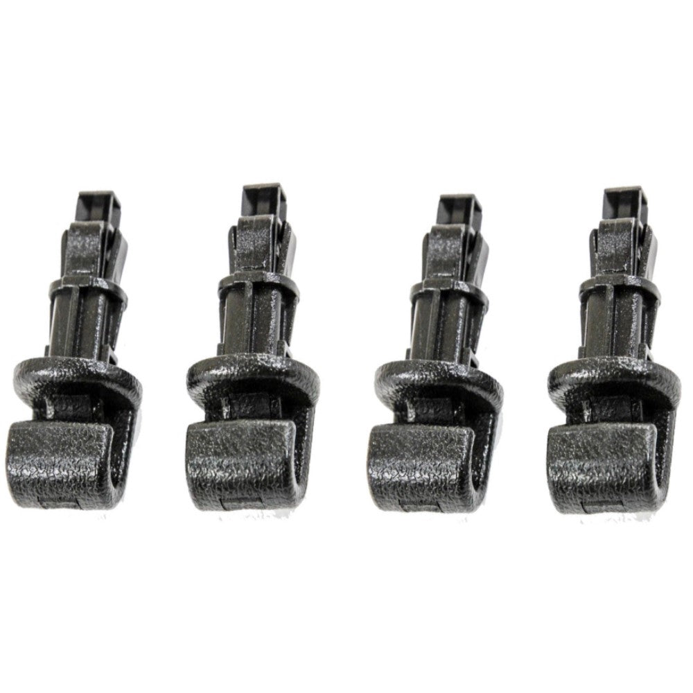 4-Pack New Black Sliding Door Sunshade Hooks for 2005-2010 Fits Honda Odyssey