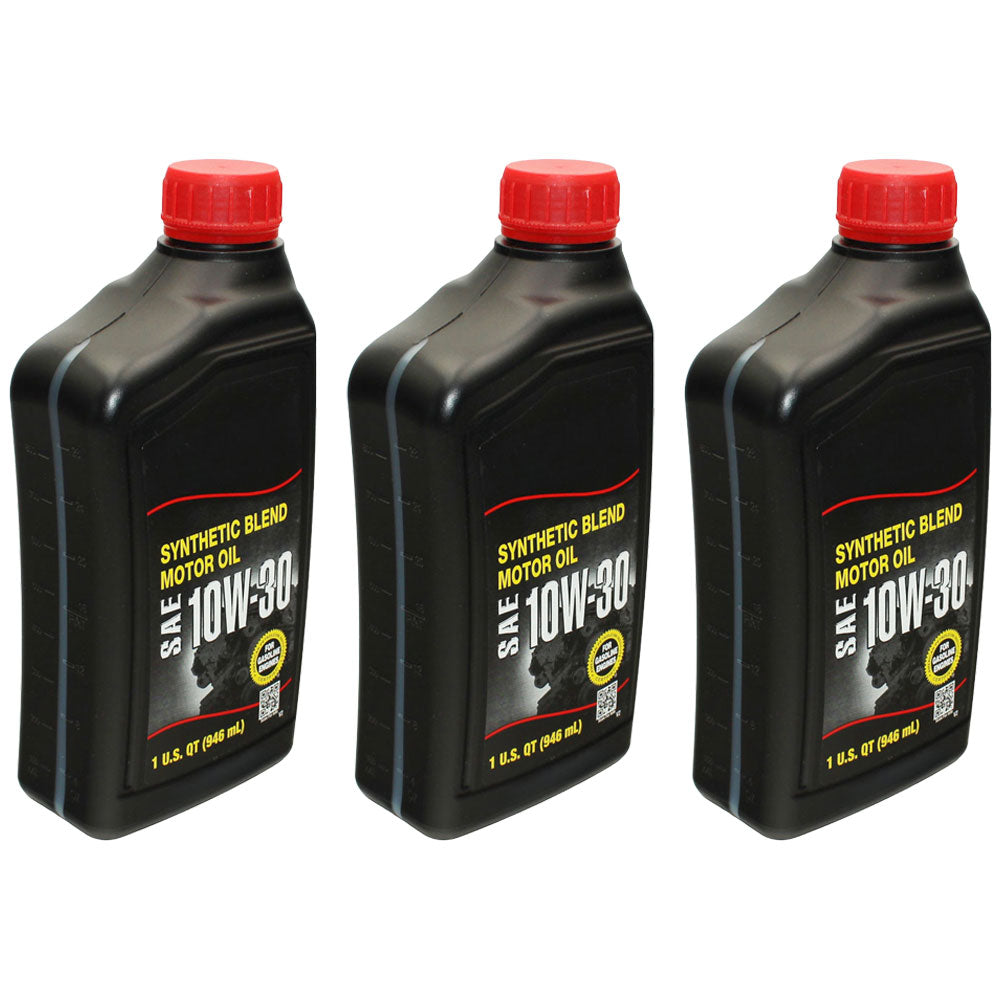 Qty 3: Engine Oil Quart 
 Fits Cub Cadet Replaces 490-000-C044