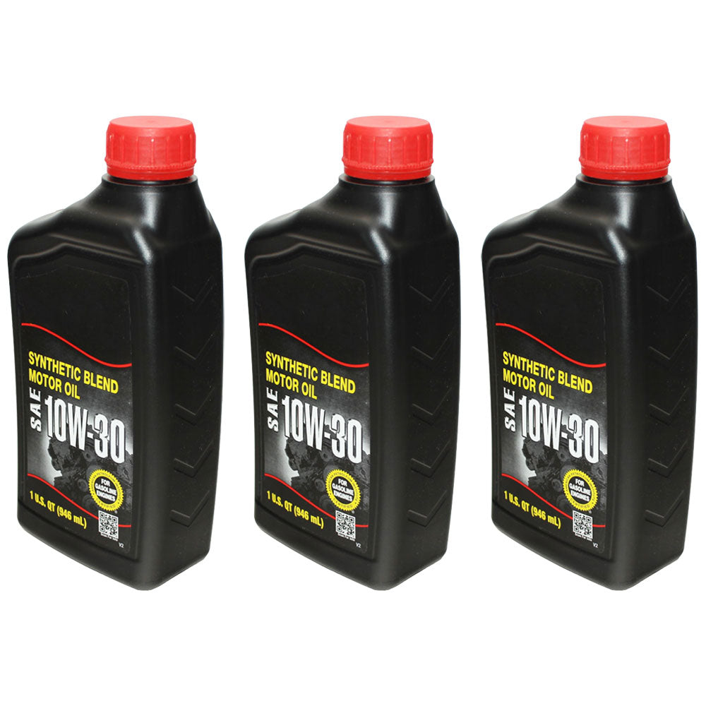 Qty 3: Engine Oil Quart 
 Fits Cub Cadet Replaces 490-000-C044