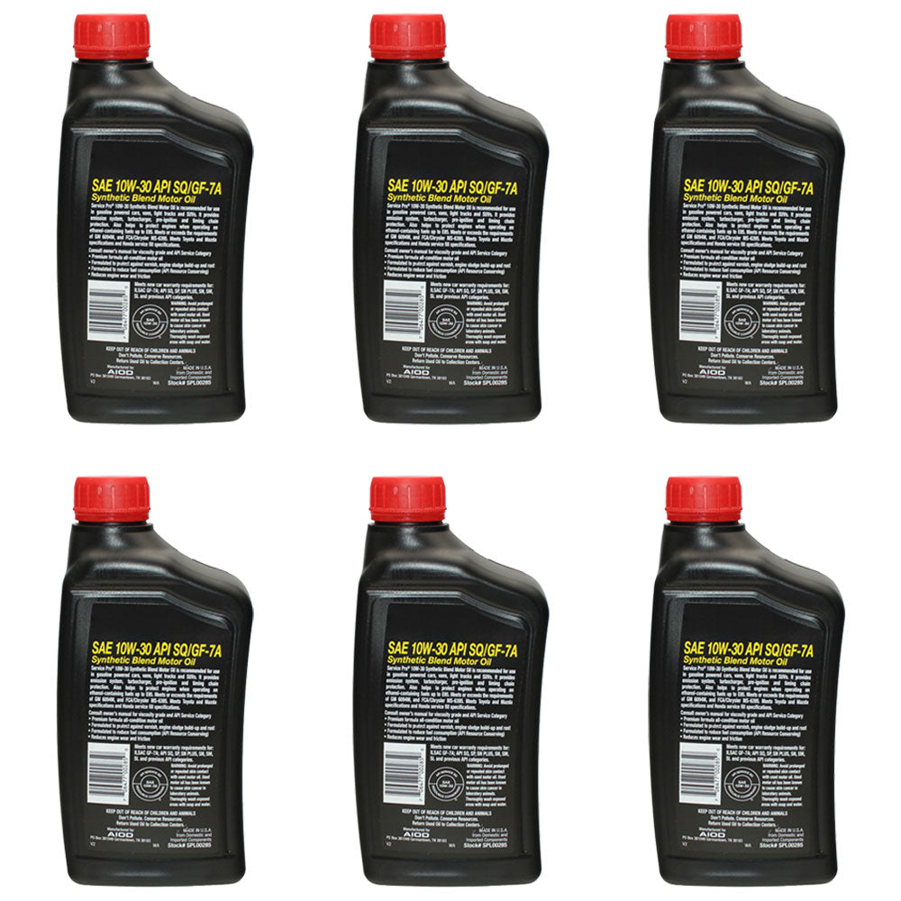 Qty 6: Engine Oil Quart  Fits Yard Machine Replaces 215308