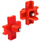 Two (2) Screw In Side Mount Watering Nozzles for Chicken Coops Water Drinkers