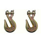 (2) 3/8" Grade 70 Clevis Grab Hooks
