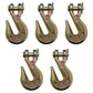 (5) G70 Clevis Grab Hooks 3/8" for Wrecker Tow Chain Flatbed Trailer Tie Down
