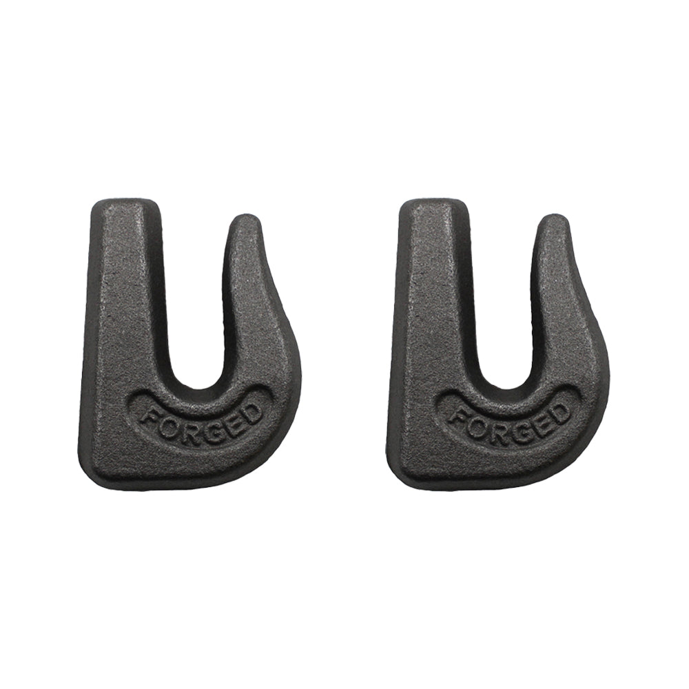 2 Weld on Grab Chain Hooks 5/16" G70 WLL 6,600 Bucket Trailer Rigging 0900104
