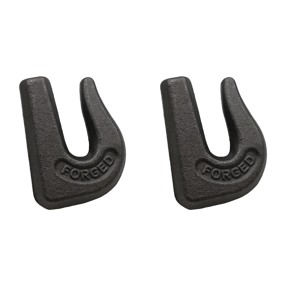 Pack of 2 Weld On 3/8" Grab Chain Hooks 6,600 WLL Bucket Trailer Rigging G70