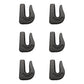 6pc 3/8 Weld On Grab Tow Chain Hook Bucket Trailer Tractor Rigging Forged Steel