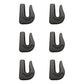 6 G70 Bucket Flatbed Trailer Wrecker Weld On Tow Tie Down 3/8" Chain Grab Hooks