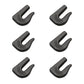 Set of 6 Weldable / Weld on G70 Grab Hook 3/8" Chain Tow Rigging Truck Trailer