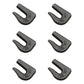 6 G70 3/8" Weld On Chain Grab Hooks Loader Bucket Flatbed Trailer Tow Tie Down